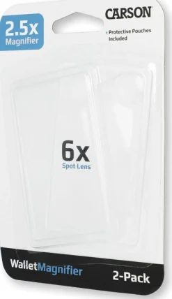 COWM01 - CARSON OPTICS 2 Lentilles de Fresnel x2,5