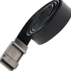 C02TICF - Ceinture Cuir avec boucle titane et insert carbone & Cuivre