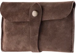 CU1125 - COUNTRY SELLERIE Pochette Croûte de Cuir Marron