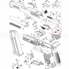 CZ-010013 - CZ P-10 Trigger Bar Spring