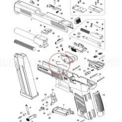 CZ-010009 - Eemann Tech CZ P-10 Slide Stop Spring