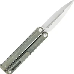 Daggerr Knives Monarch Butterfly Grey Titanium