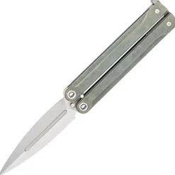 Daggerr Knives Monarch Butterfly Grey Titanium