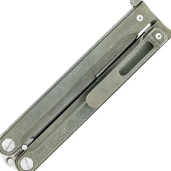 Daggerr Knives Monarch Butterfly Grey Titanium