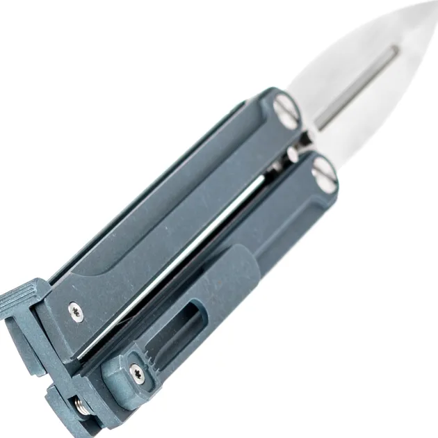 Daggerr Knives Monarch Butterfly Blue Titanium