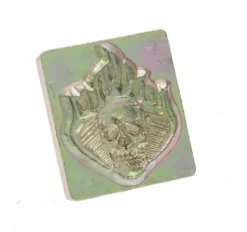 3DDIE-MOTOR-1 - Tampon pour cuir "Flamming Motor Skull"