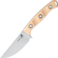 95-10 DE-1 - Microtech AKRIS Fixed S/E G10 Dark earth SW standard étui cuir