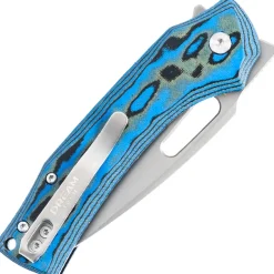 D4542MBL - Dream Tech Knives D2 Blue Micarta
