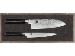 DMS.230 - Kai Japan Set de 2 couteaux de cuisine SHUN DAMAS INOX