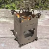 EL05 - EMBERLIT FireAnt Stainless Steel Camping Stove Réchaud Inox