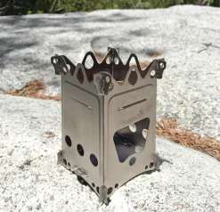 EL05 - EMBERLIT FireAnt Stainless Steel Camping Stove Réchaud Inox