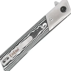 Elite Edge D2 Folder Black&White Micarta