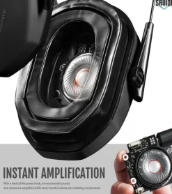 EM-APOLLO-BK - Savior Casque Antibruit Electroniques Noir