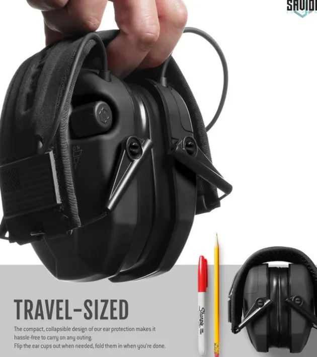 EM-APOLLO-BK - Savior Casque Antibruit Electroniques Noir