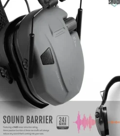 EM-APOLLO-GS - Savior Casque Antibruit Electroniques Gris