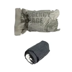 EMS.PZBD0052 - RHINO RESCUE Pansement compressif noir 10 cm 2 Tampons