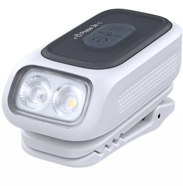 E04R White - FENIX E04R Lampe Clip-On 300lm BLANC