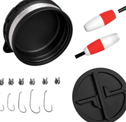 ET13000BLK - EXOTAC XREEL Kit de Pêche de poche NOIR