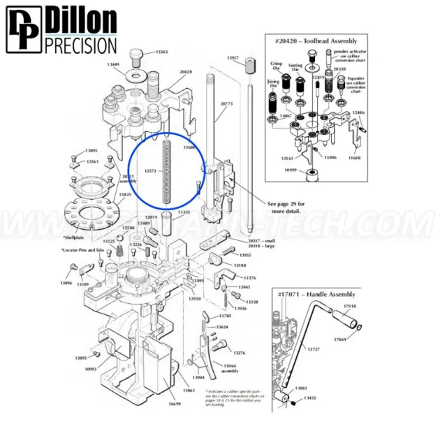 ET-501050 - Eemann Tech Springs Kit for Dillon RL1050