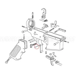 ET-180039 - Eemann Tech Trigger Guard Roll Pin for AR-15