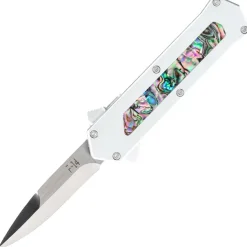 F14-ABA - AKC X-Treme F-14 Mini OTF Abalone