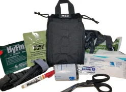 FA145BK - ELITE FIRST AID Patrol Trauma Kit Level 2 BLACK
