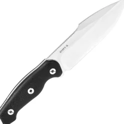 F712-BK-2 - Kunwu Stiffy G Black Micarta Satin ASSAB 88