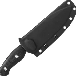 F712-BK-2 - Kunwu Stiffy G Black Micarta Satin ASSAB 88
