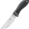 FB01PGYD - Spyderco Moran Upswept Gray Damasteel Sprint Run