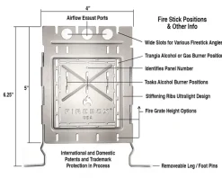 FBSSFREES - Firebox Freestyle Simple Acier inox
