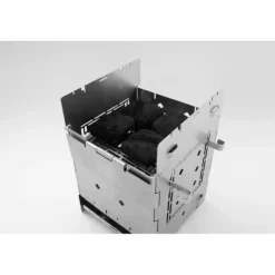 FB5TIADFI - Firebox Grille à feu ajustable titane pour G2 5 "
