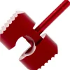 FLY329 - Flytanium Ball Cage aluminium Rouge pour Spyderco Manix 2