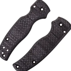 FLY745 - Flytanium Plaquettes carbone Spyderco Shaman