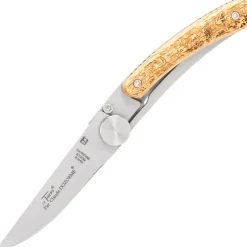 4967.FN LE THIERS DOZORME LINER LOCK NATURE FEUILLAGE 10,5CM INOX