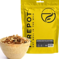 FP2014-RY - FIREPOT Porc Effiloché au Barbecue Lyophilisé 125g 610 Kcal