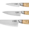 Fukito Coffret 3 Couteaux Pakka San Mai Chet, Universel et Office