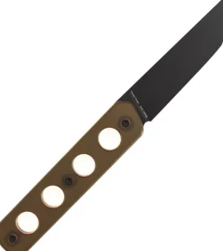 G2020A3 - Tenable Knives Foosa TiCn D2 Amber PEI