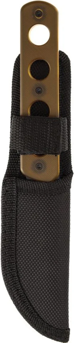 G2020A3 - Tenable Knives Foosa TiCn D2 Amber PEI