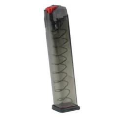 GLK-9-170 - Polymer Magazine for Glock 17 / 18 / 19 / 19X / 26 / 34 / 45 9x19 mm 27 rounds Carbon Smoke Series