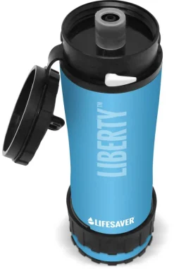 GMLBLIBL - Lifesaver Bouteille filtrante Liberty bleue