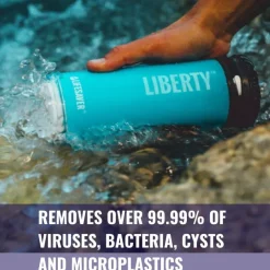 GMLBLIBL - Lifesaver Bouteille filtrante Liberty bleue
