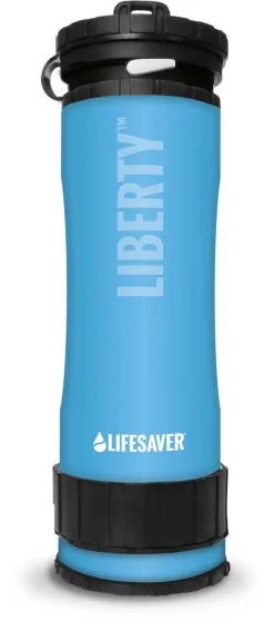 GMLBLIBL - Lifesaver Bouteille filtrante Liberty bleue