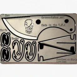 GRICARD005 - Grim Workshop carte de survie Bushcraft