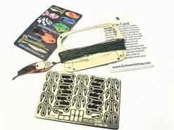 GRICARD009 - Grim Workshop carte de survie set hamecons