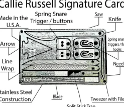GRICARD013 - Grim Workshop carte de survie Callie Russell