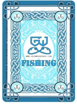 GRIFSHDEC - GRIM WORKSHOP Survival Fishing Playing Cards Cartes à Jouer Pêche