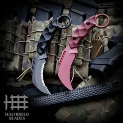 HBBCQB02PSB - HALFBREED BLADES Close Quarters Battle Bundle Serrated NOIR