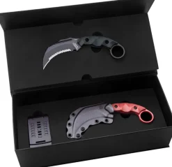 HBBCQB02PSB - HALFBREED BLADES Close Quarters Battle Bundle Serrated NOIR