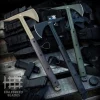 HBBLBA01 - HALFBREED BLADES Large Breaching Axe NOIR