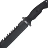 HBBLSK02 - HALFBREED BLADES Large Survival Knife Tanto NOIR